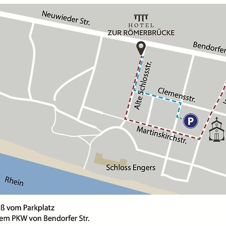 Hotel Zur Roemerbruecke Neuwied Zewnętrze zdjęcie